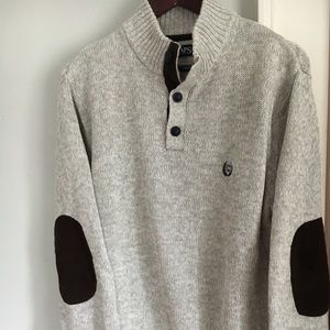 Champs sweater with elbow pads